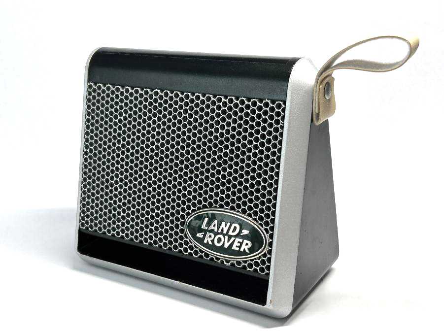 A new Bluetooth speaker concept for Land Rover which uses strong design cues taken from the brands latest range of vehicles .