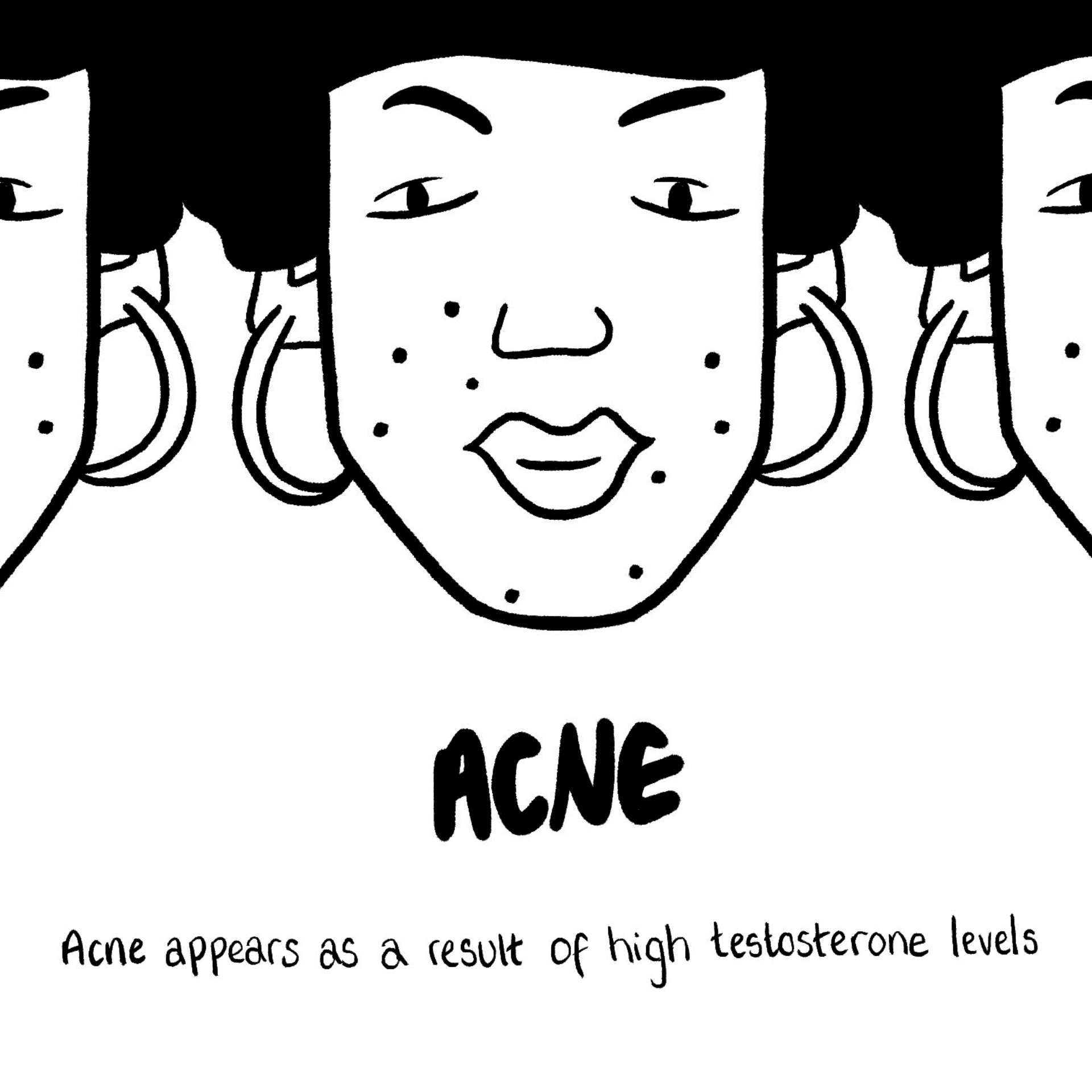 A page from an informative zine about PCOS.