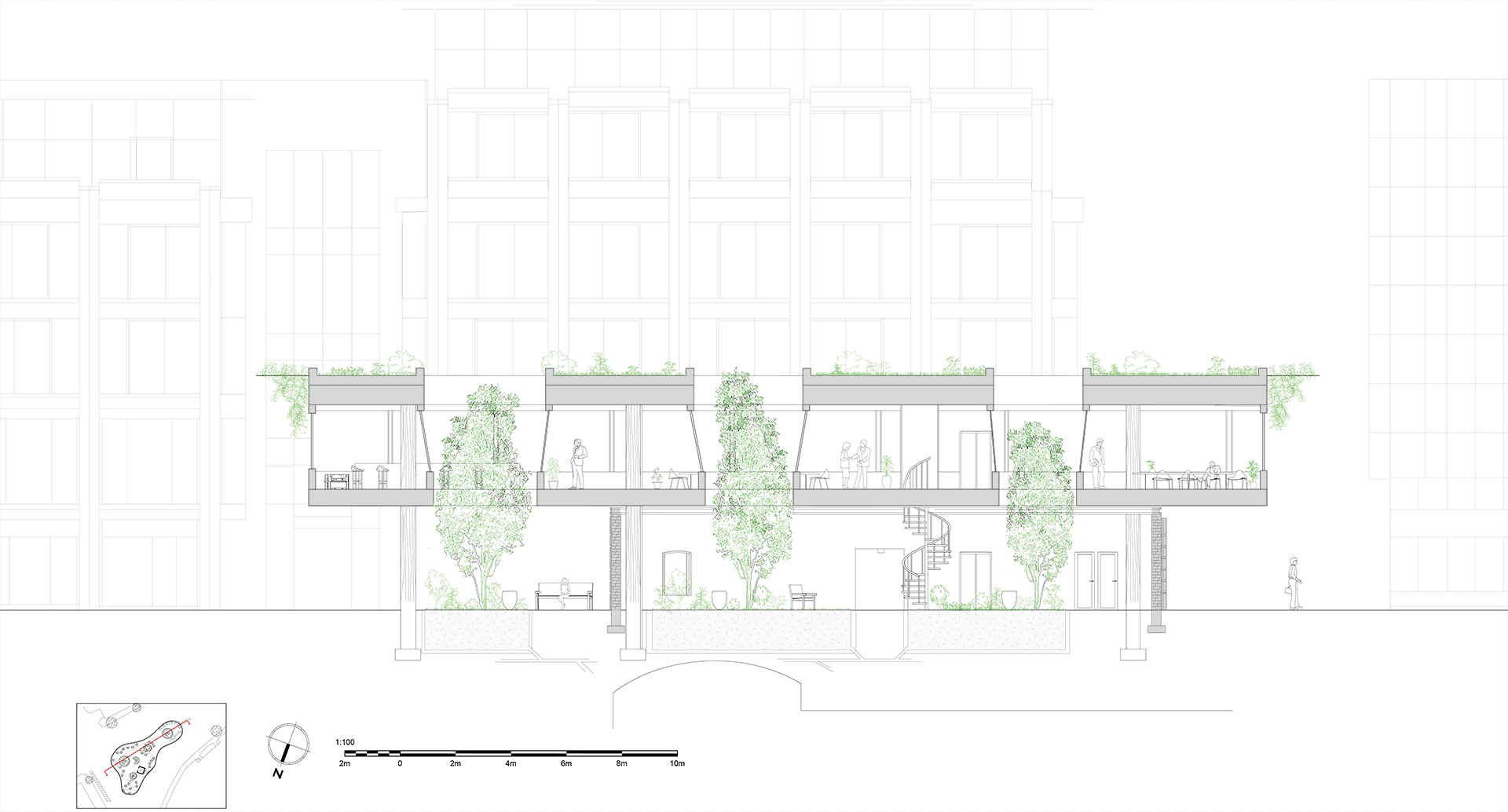 South Section Drawing