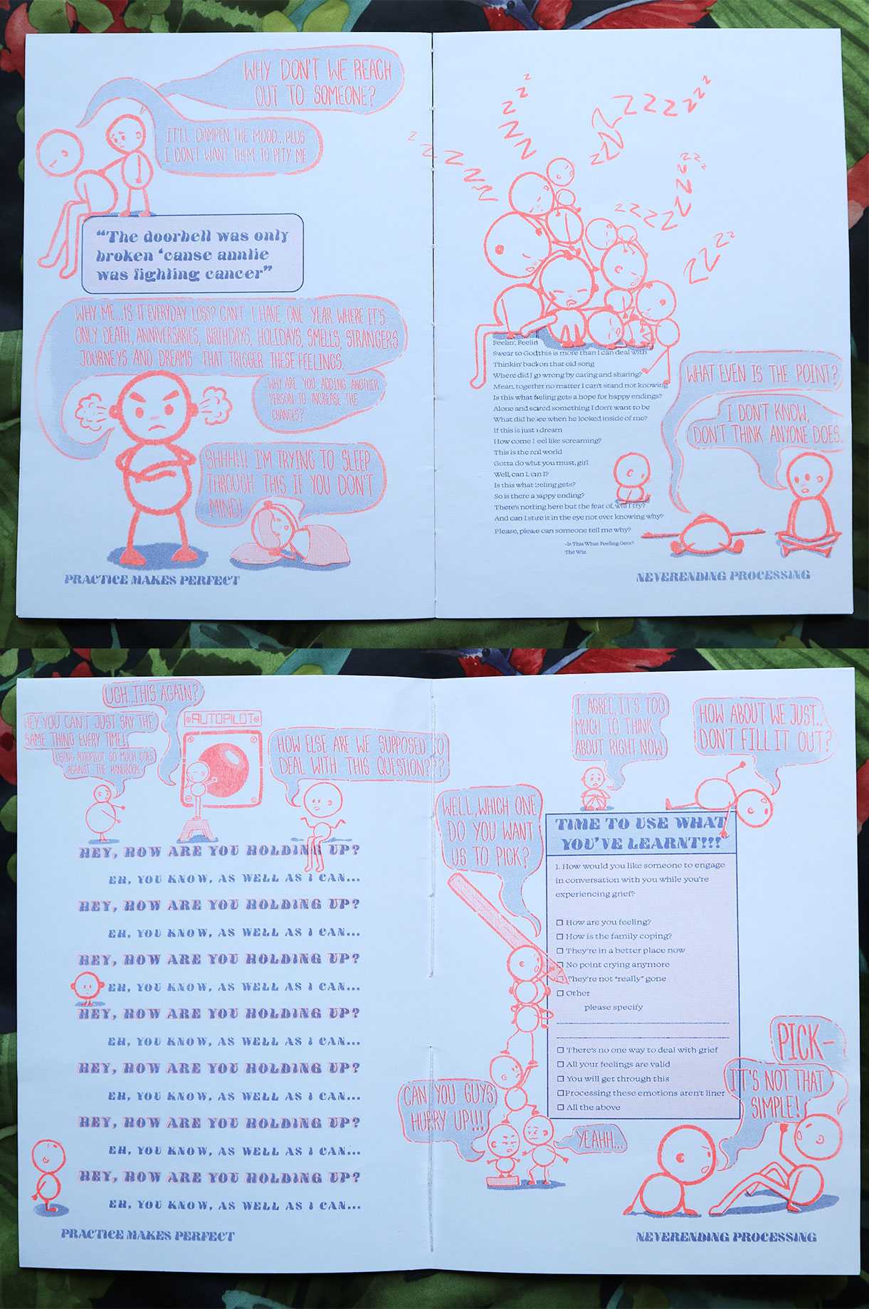 Practice Makes Perfect, A Grief Zine