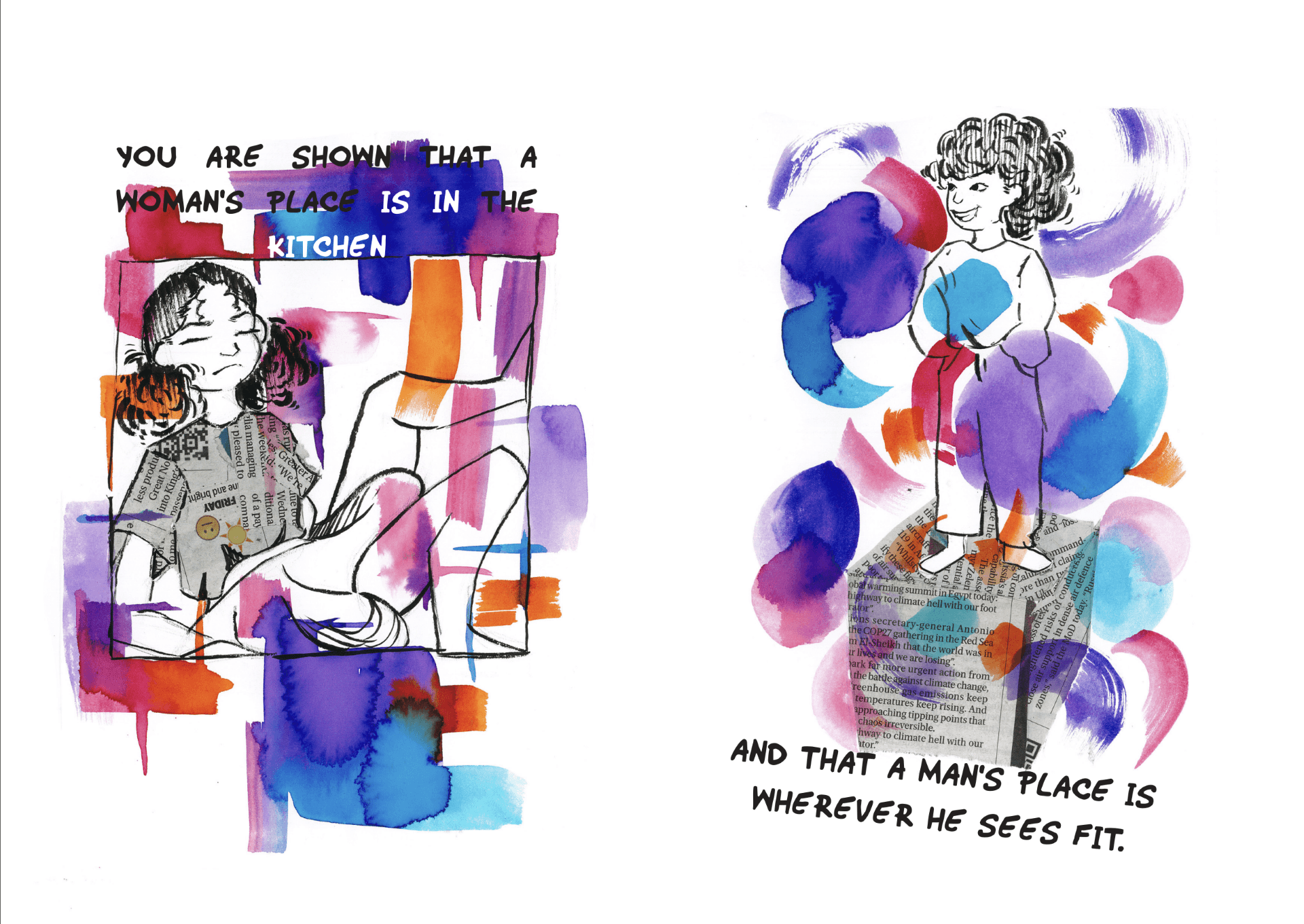 Growing Up a Blackgirl Zine Page