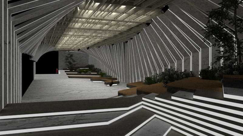 Performance Pavillion by the East Indian Basin