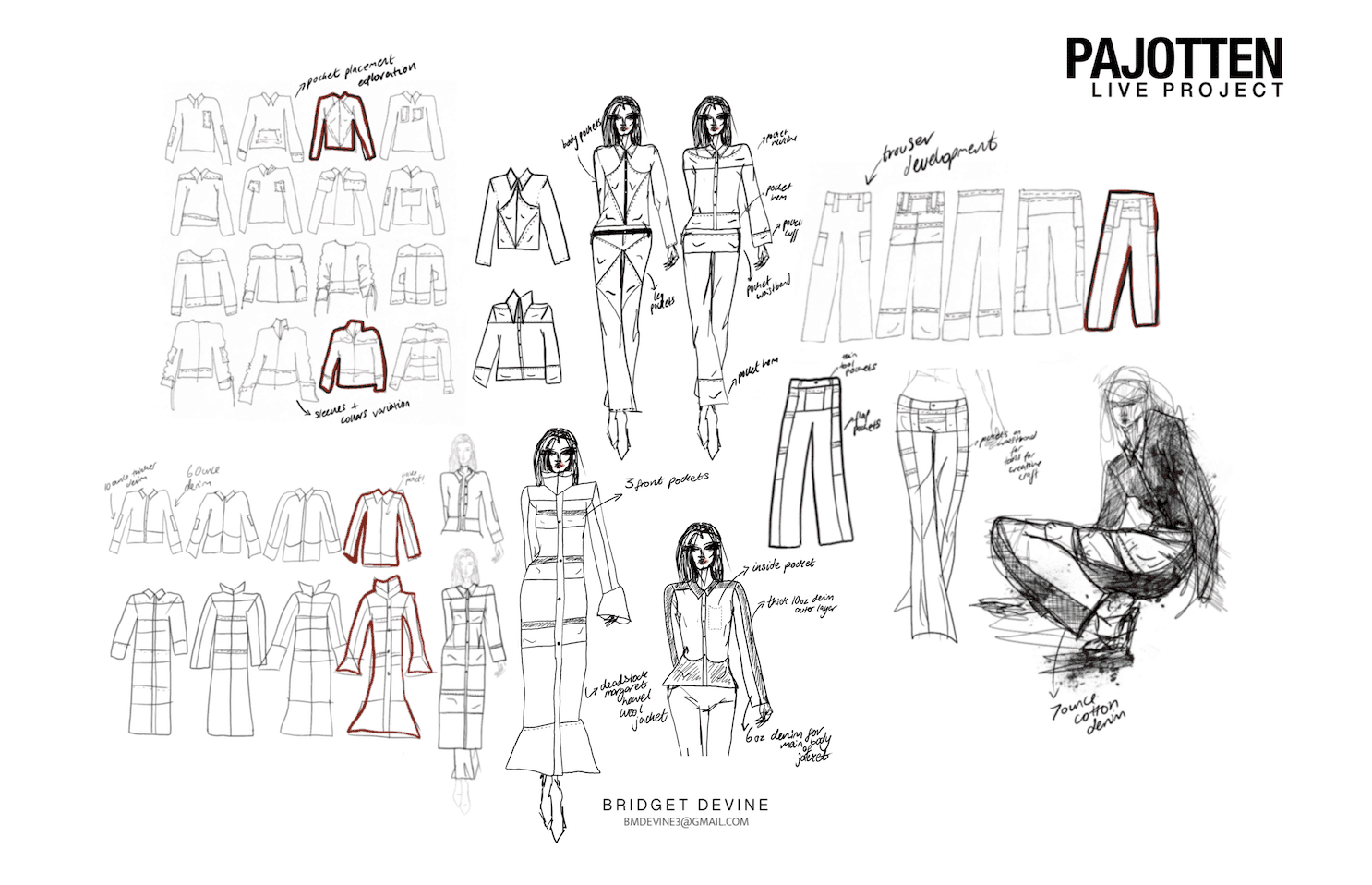 Design Developments for Live Project
