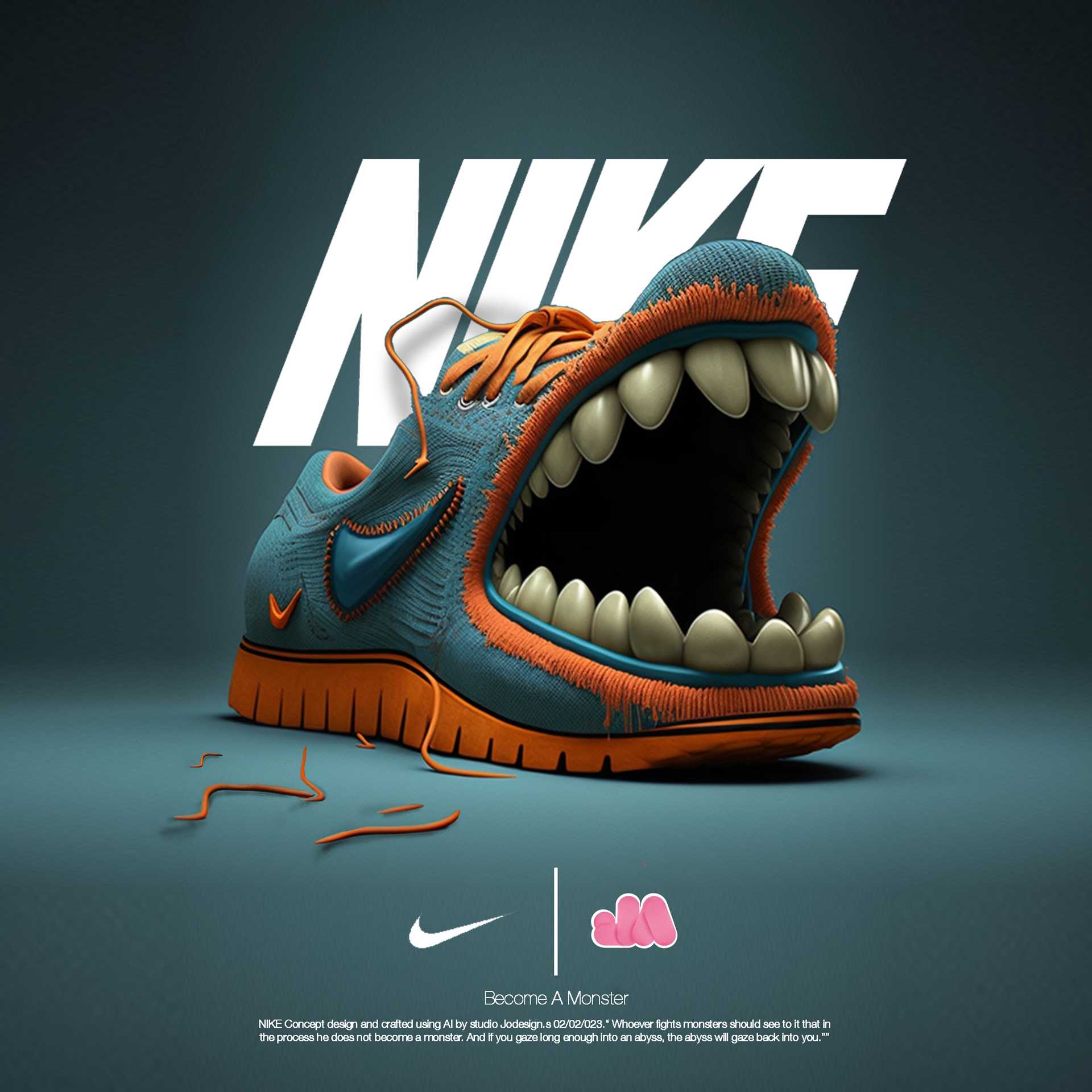 Unleash Your Inner Beast with Nike, A Powerful Concept Art 