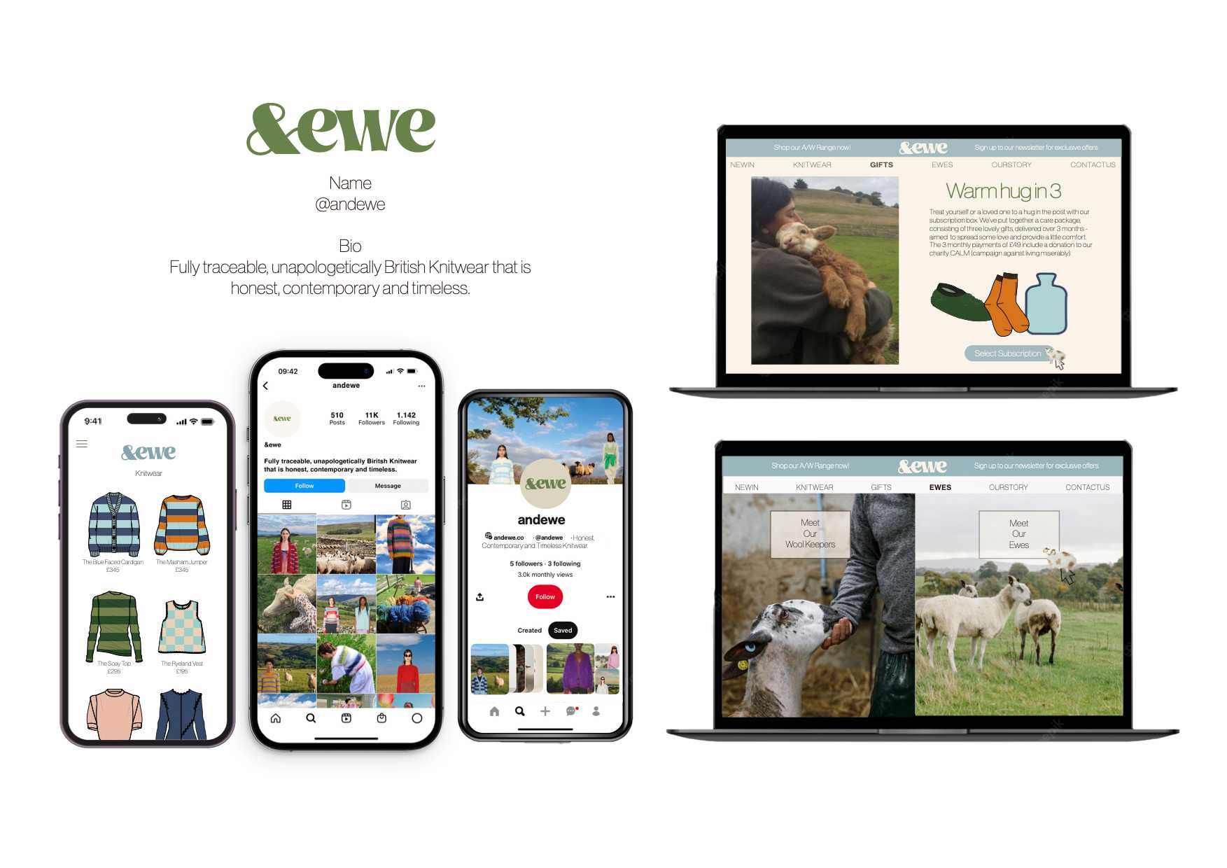 Subscription Service, Social Media and Website Features