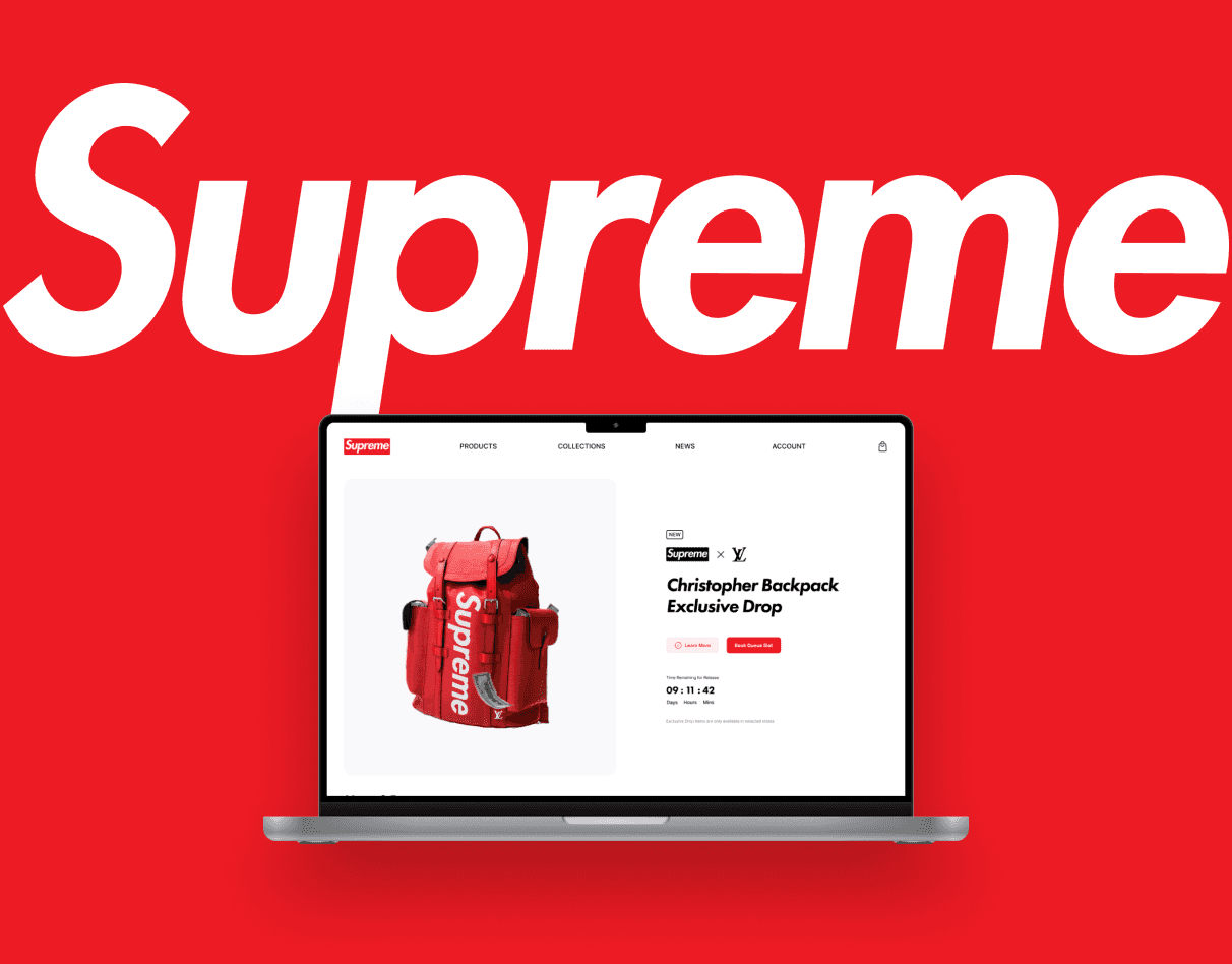 Supreme's Digital Collection platform: helping Supreme innovate their current retail experience and develop their digital experience through the utilisation of blockchain technology involving NFTs.