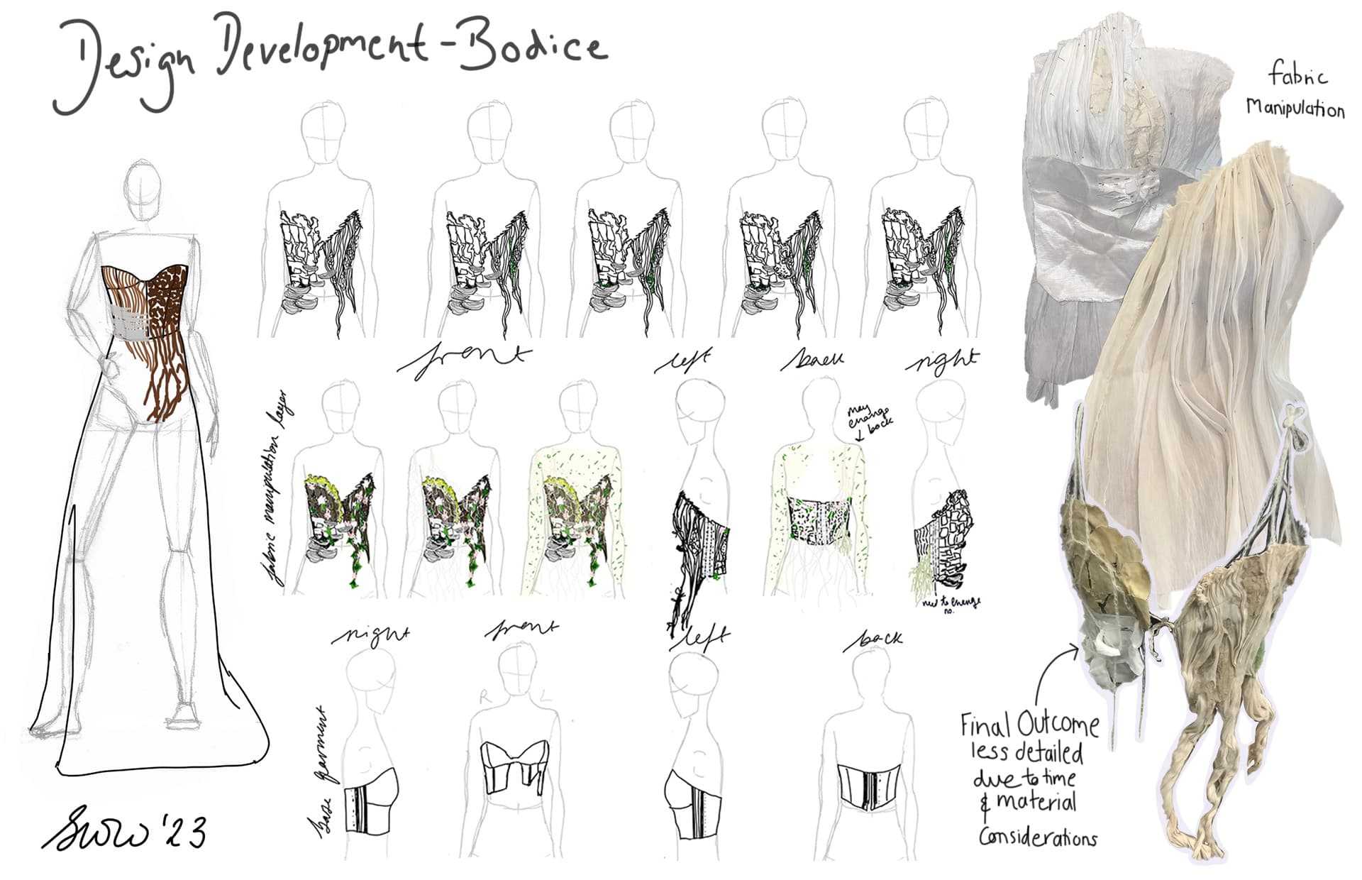 Design Development — Bodice