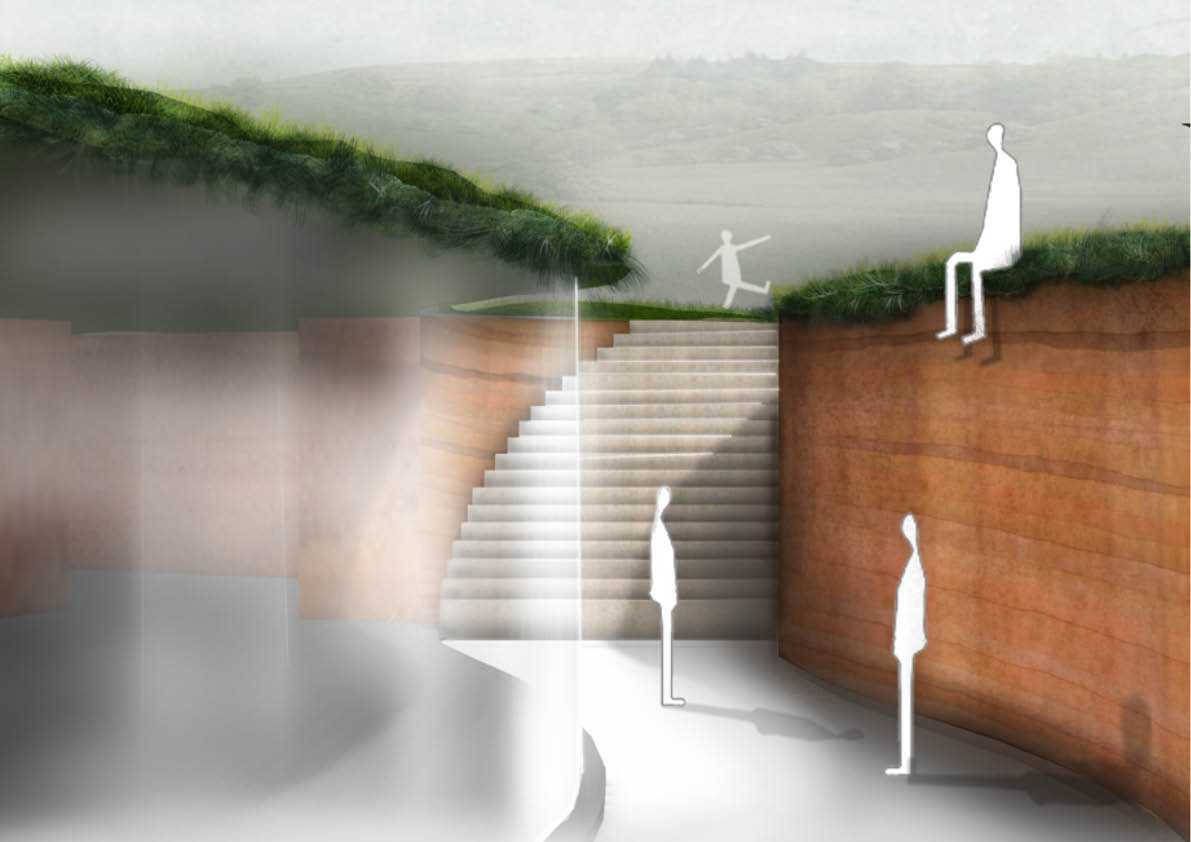 Immersive Tectonics, A Place in Nature : Perspective Render