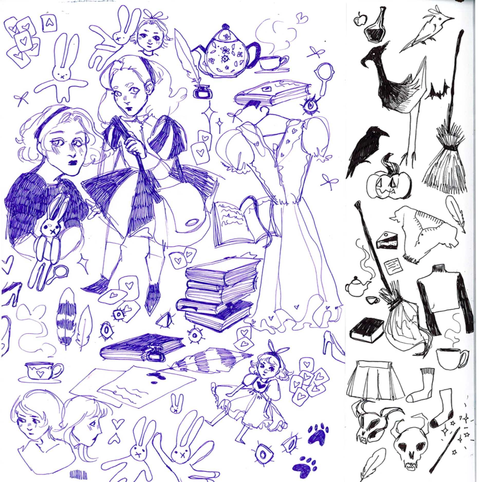 A page from my sketchbook.