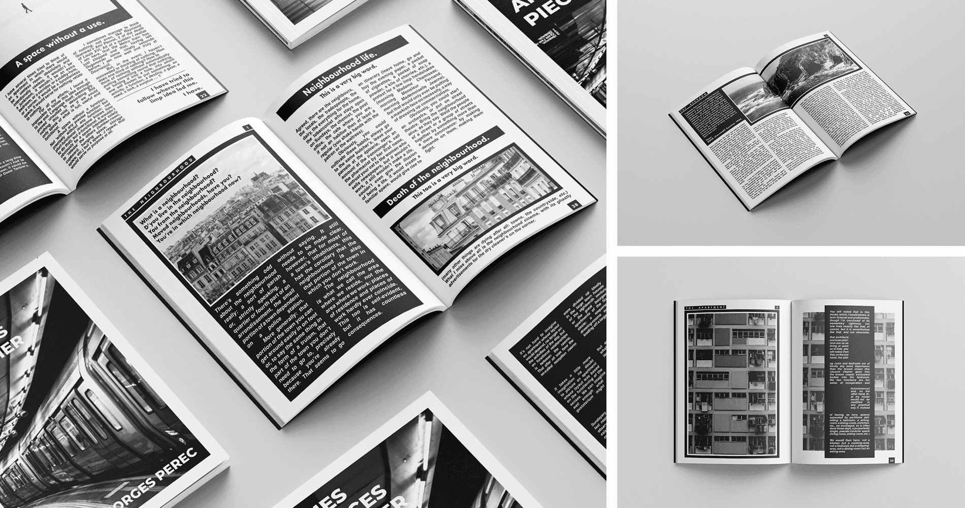 Species of Spaces and Other Pieces by Georges Perec | Editorial Design