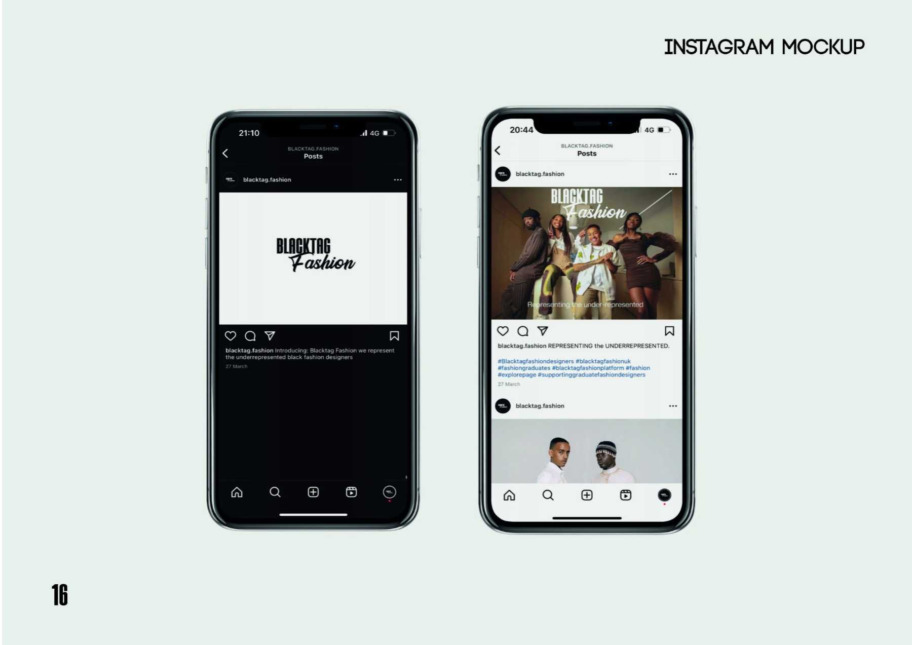 Websites on 2 mobile phones