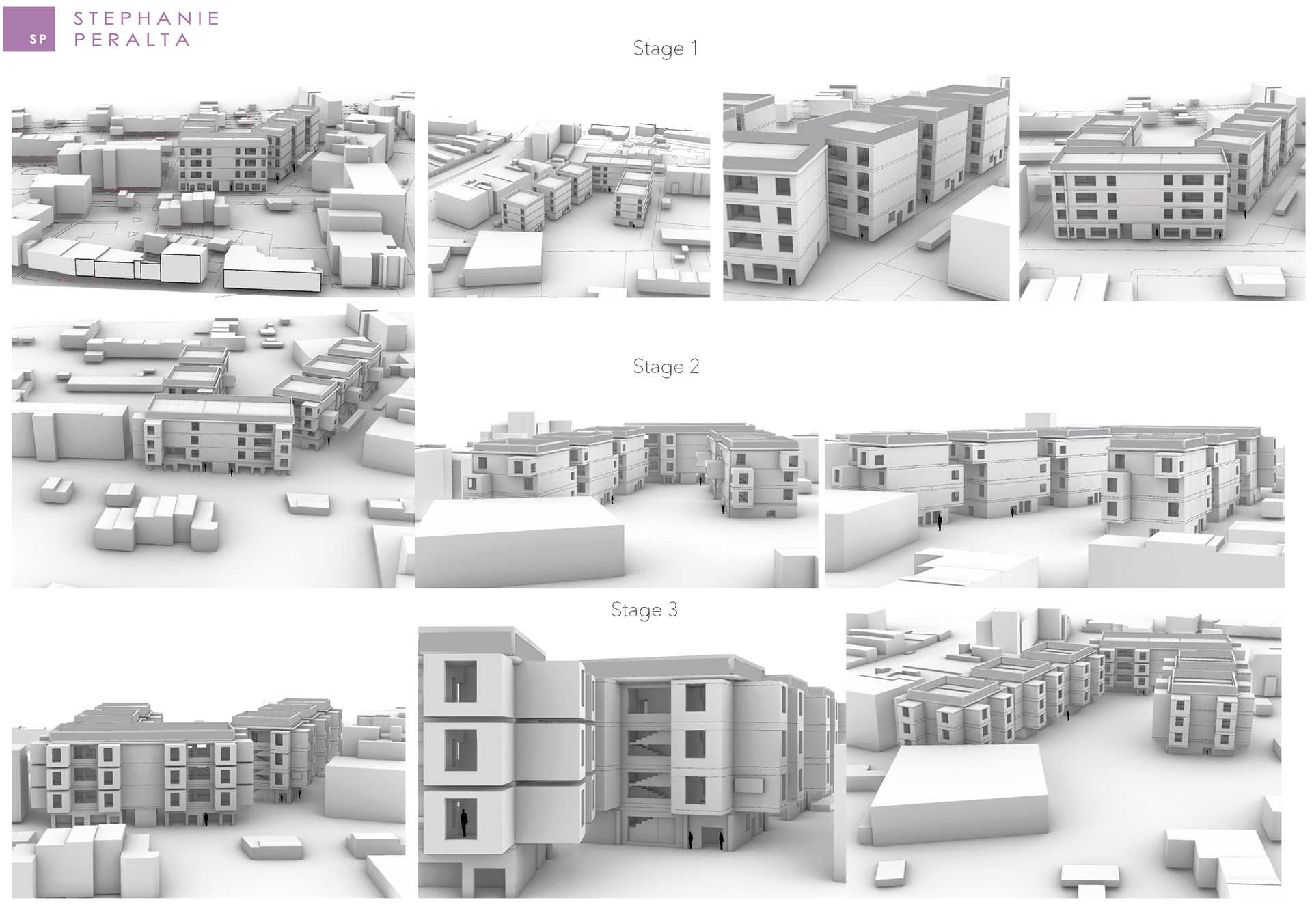 The Tetras Housing Complex: Final Model at the Different Stages