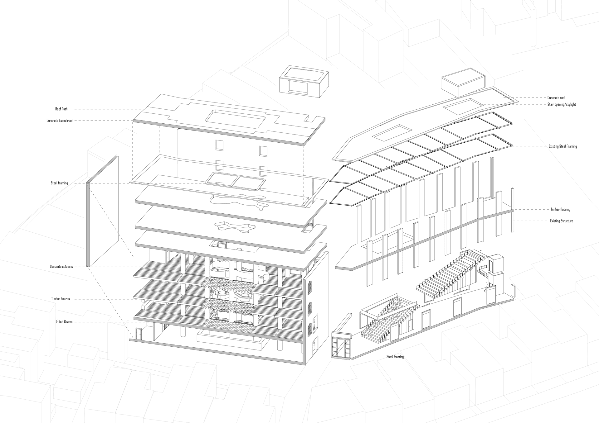 Exploded Axonometric