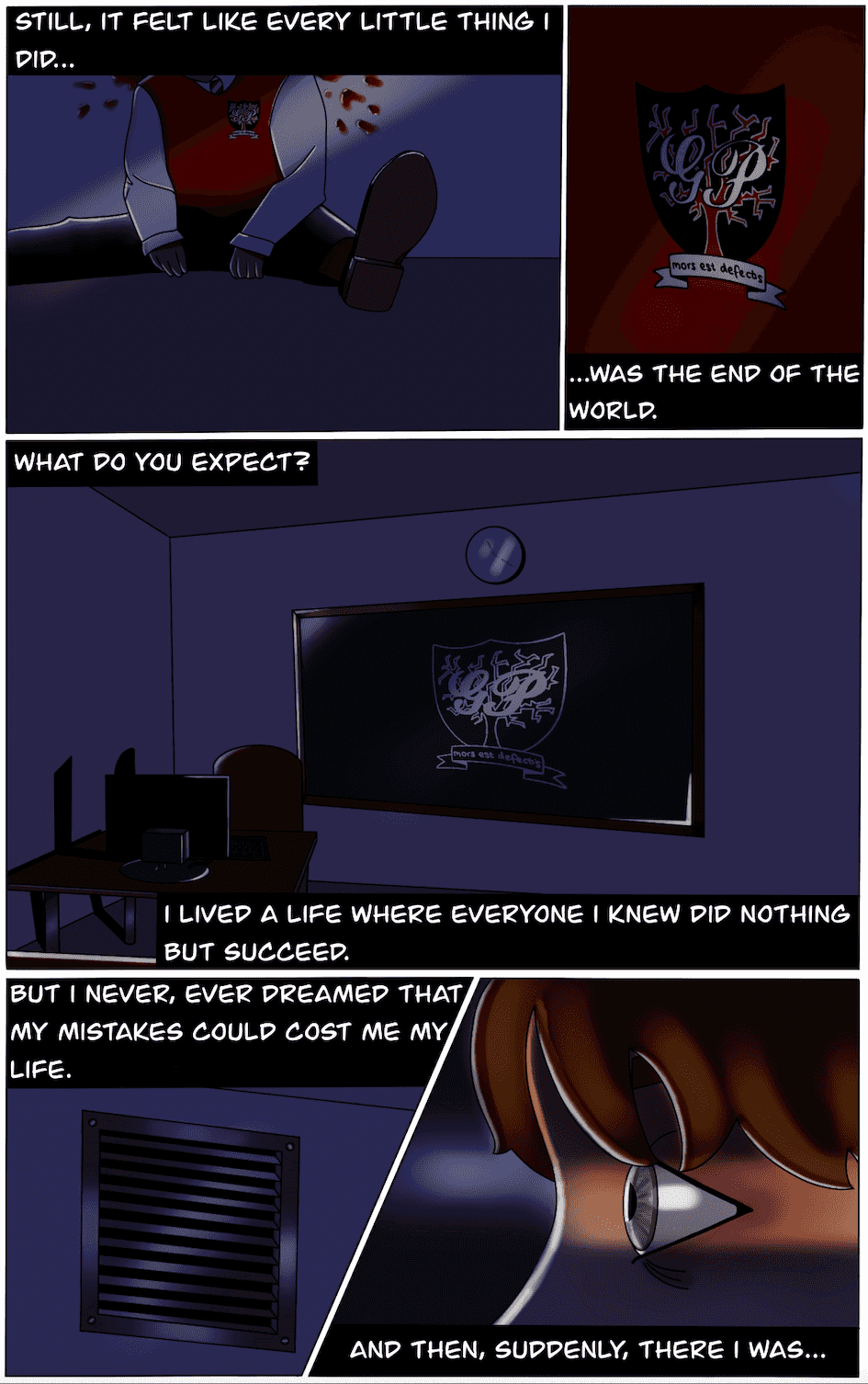 The Graduation Programme, Page 3 [tw// blood]